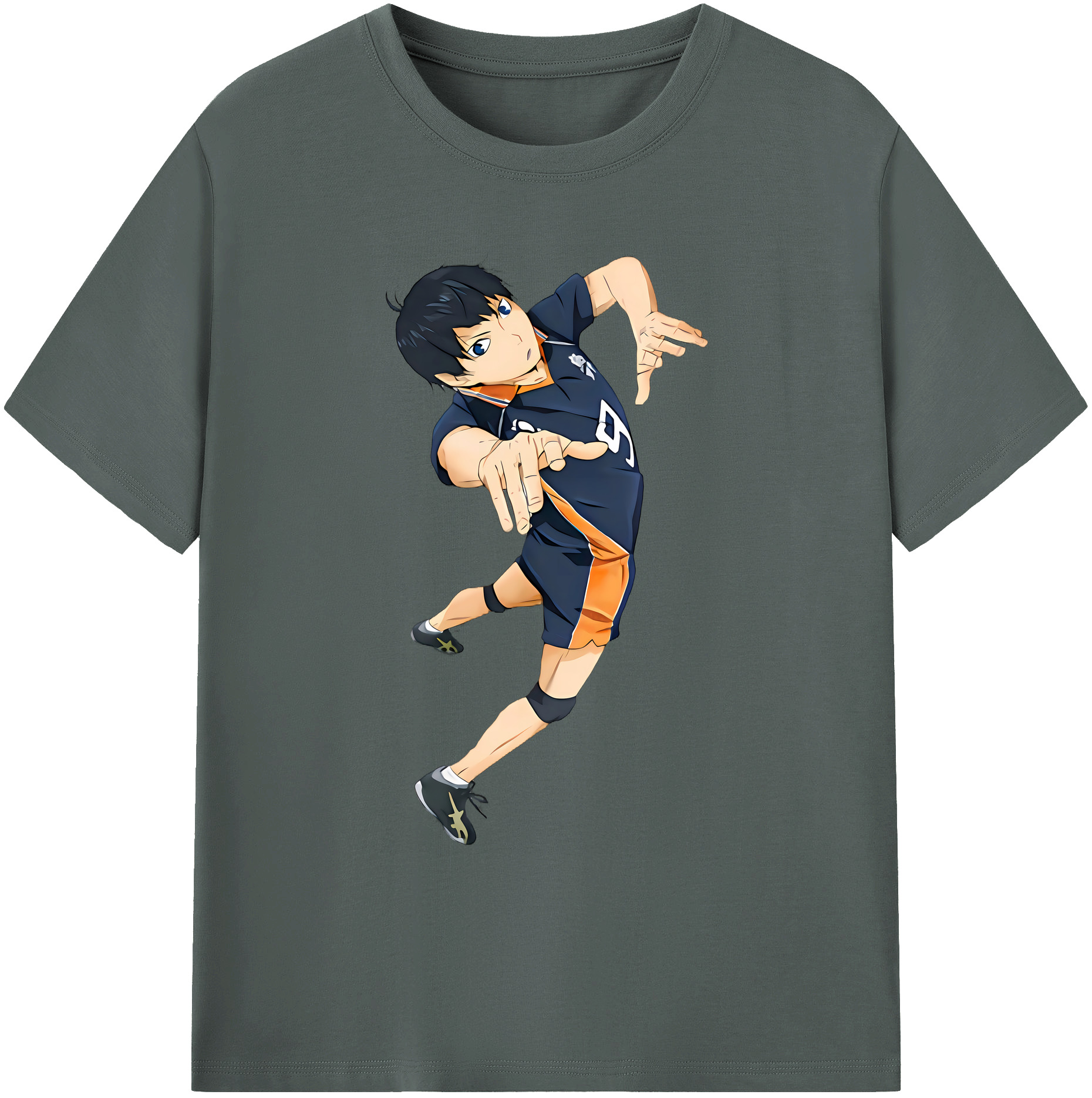 （画像用） ハイキュー!! Haikyu!! 綿100％ メンズ半袖Tシャツ｜肌触りやわらか＆通気性